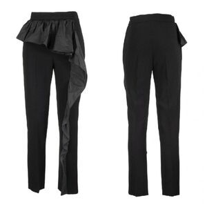 Max Mara Elegante Etna High-rise Cady Cigratte Pants In Black, Size 4